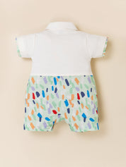 Baby  Boys'  Artistic Polo Romper
