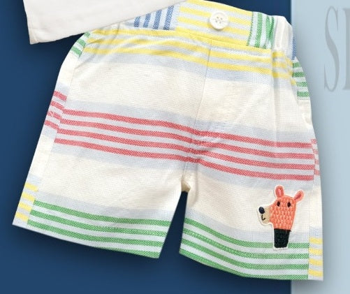 Baby Boys Casual Shirt with Shorts