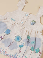Baby Girls Floral Printed Sleeveless Dress