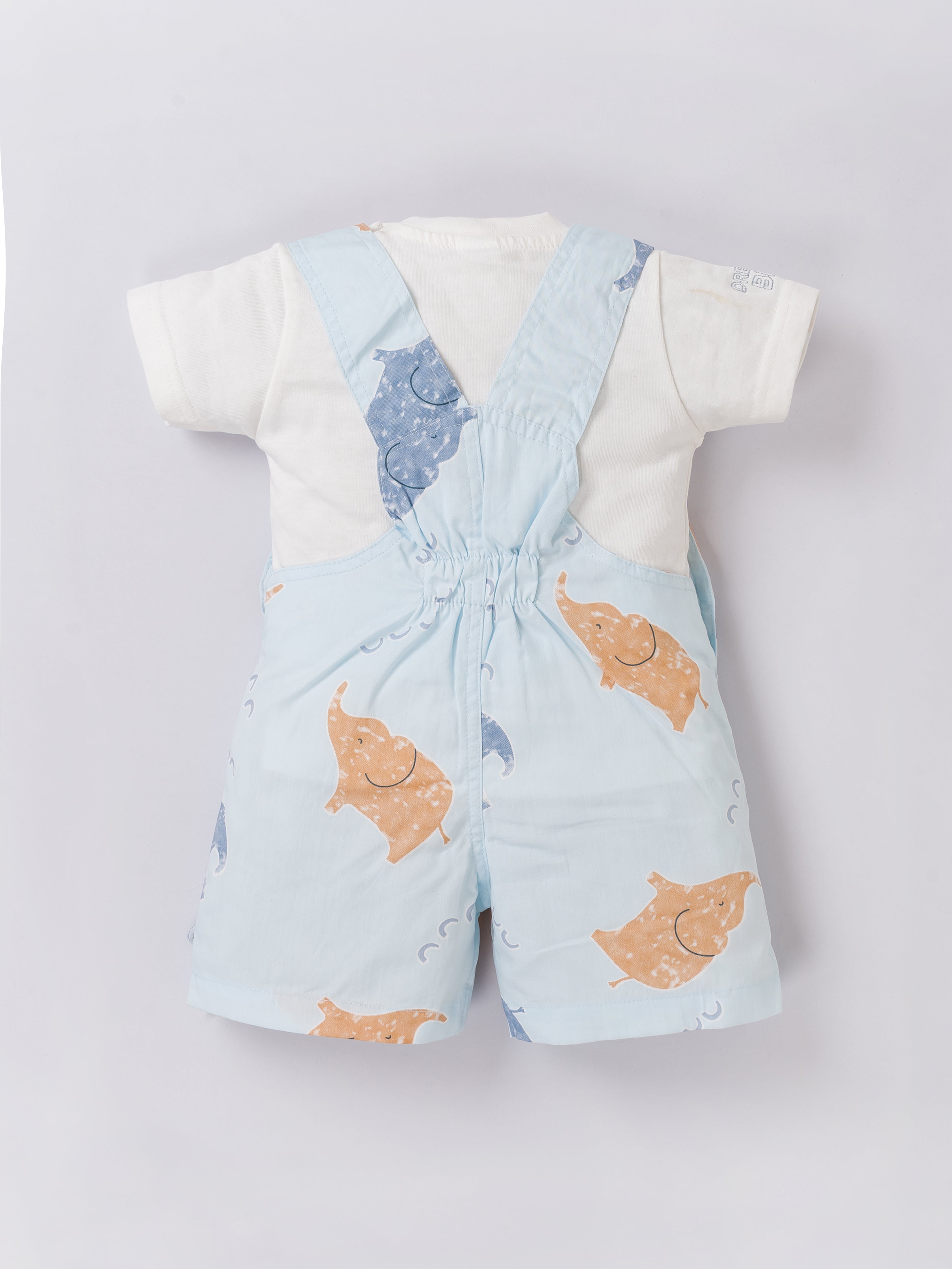 Printed  Dungree For Baby Boys