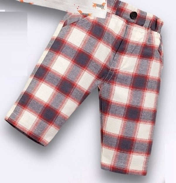 Baby Boys Casual Shirt with Jacket and Shorts