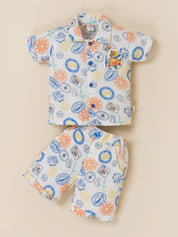 Baby Boys Short Sleeve Shirt and Shorts