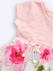 KIKO Baby Girls Floral Printed Pure Cotton Dresses
