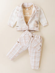 Jacket & Pant Set with Inner Top