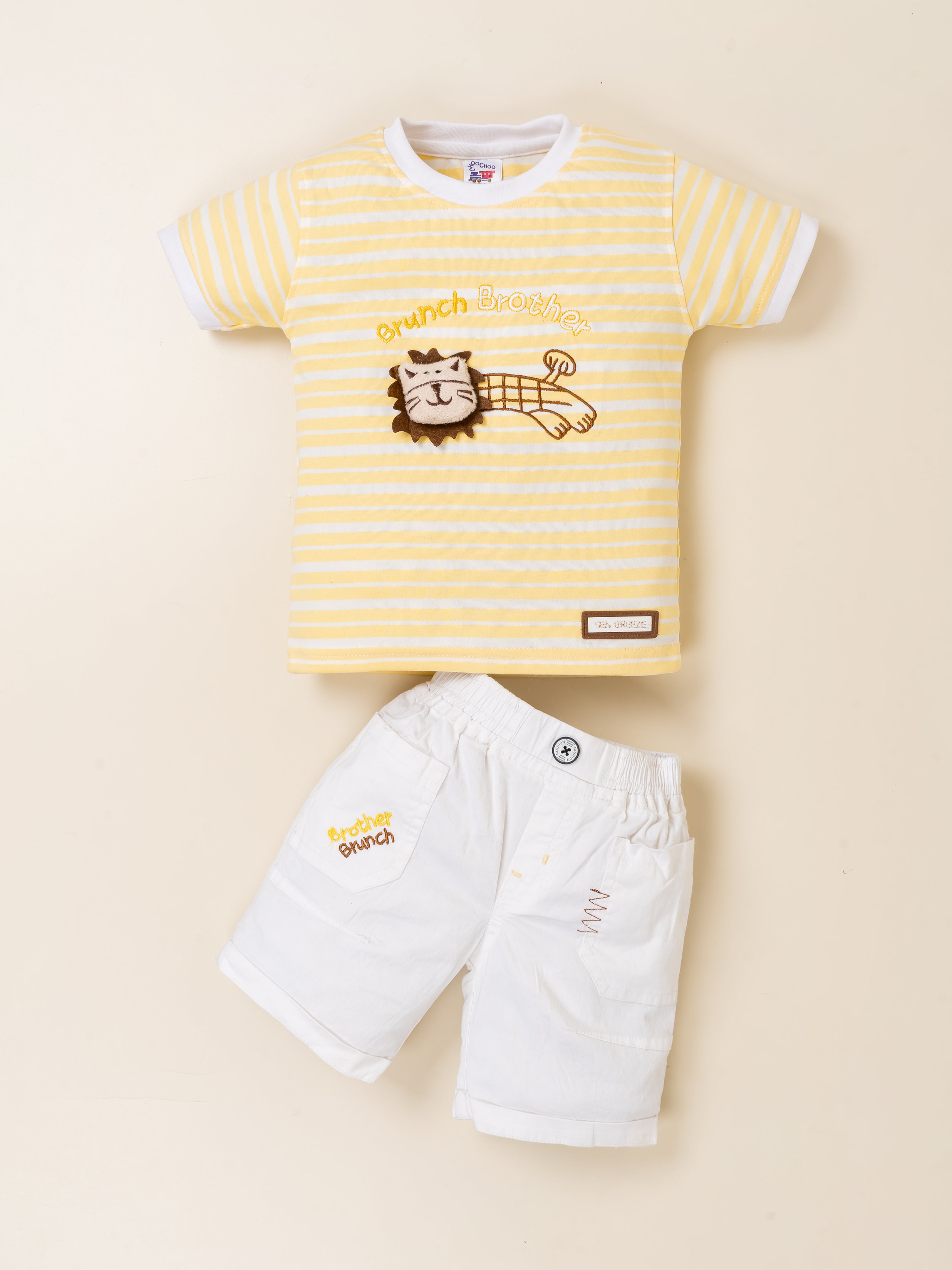 Comfortable Cotton Boys Clothing Set for Regular Wear