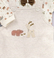 Full Sleeves Dungree Set For Baby Boys