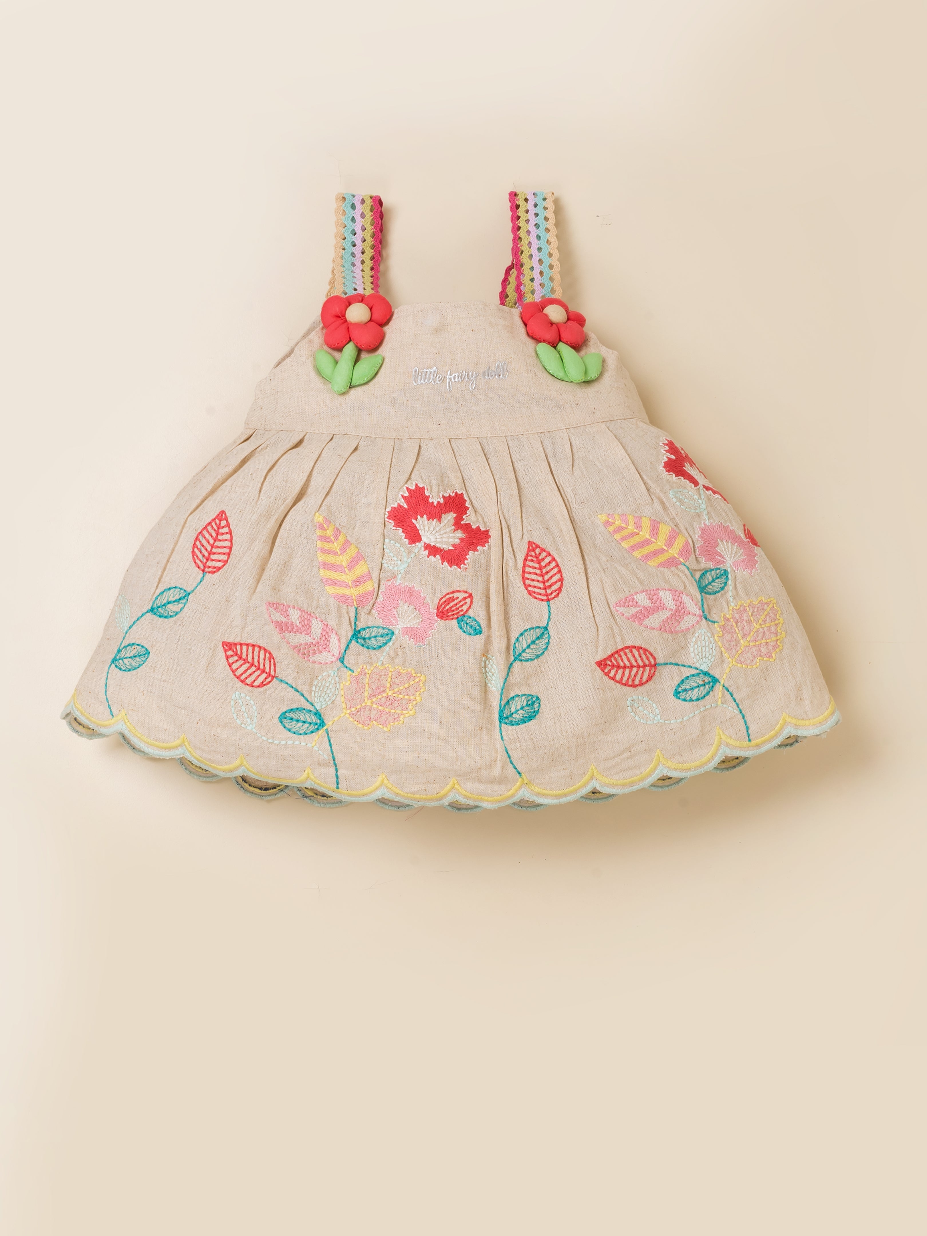 Baby Girl Sleeveless Cotton Frock Dress