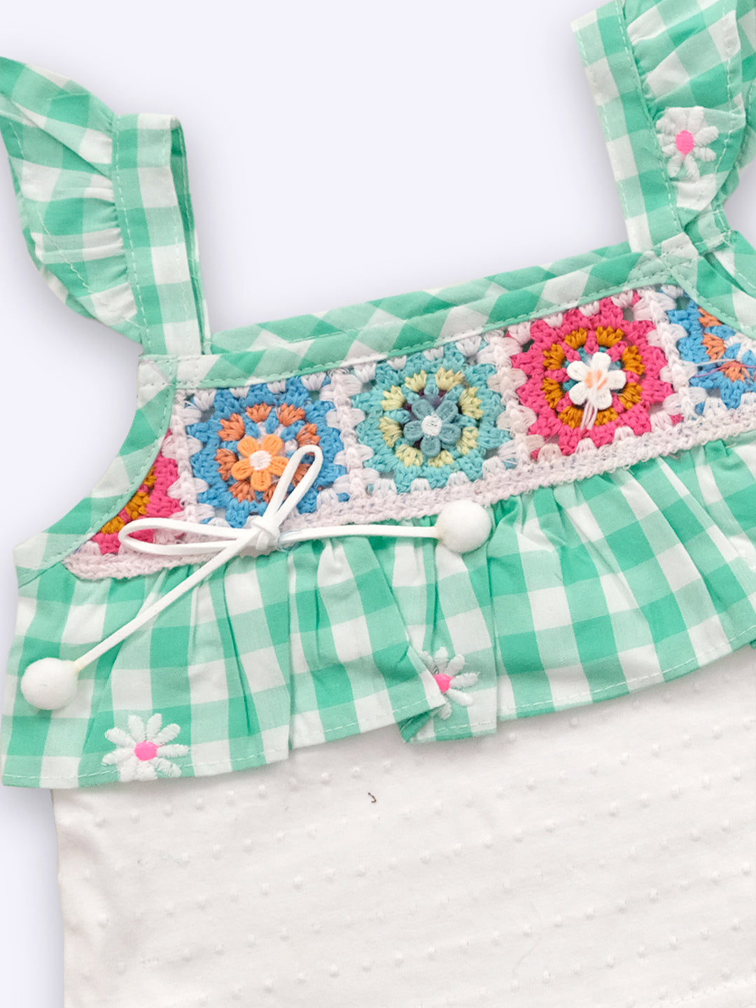 Pure Cotton Top with Printed Shorts