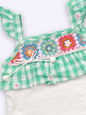 Pure Cotton Top with Printed Shorts