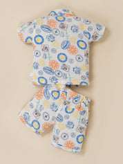 Baby Boys Short Sleeve Shirt and Shorts