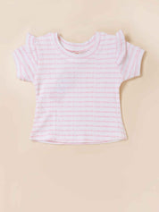 Girls Teddy Applique Dungaree Dress Set