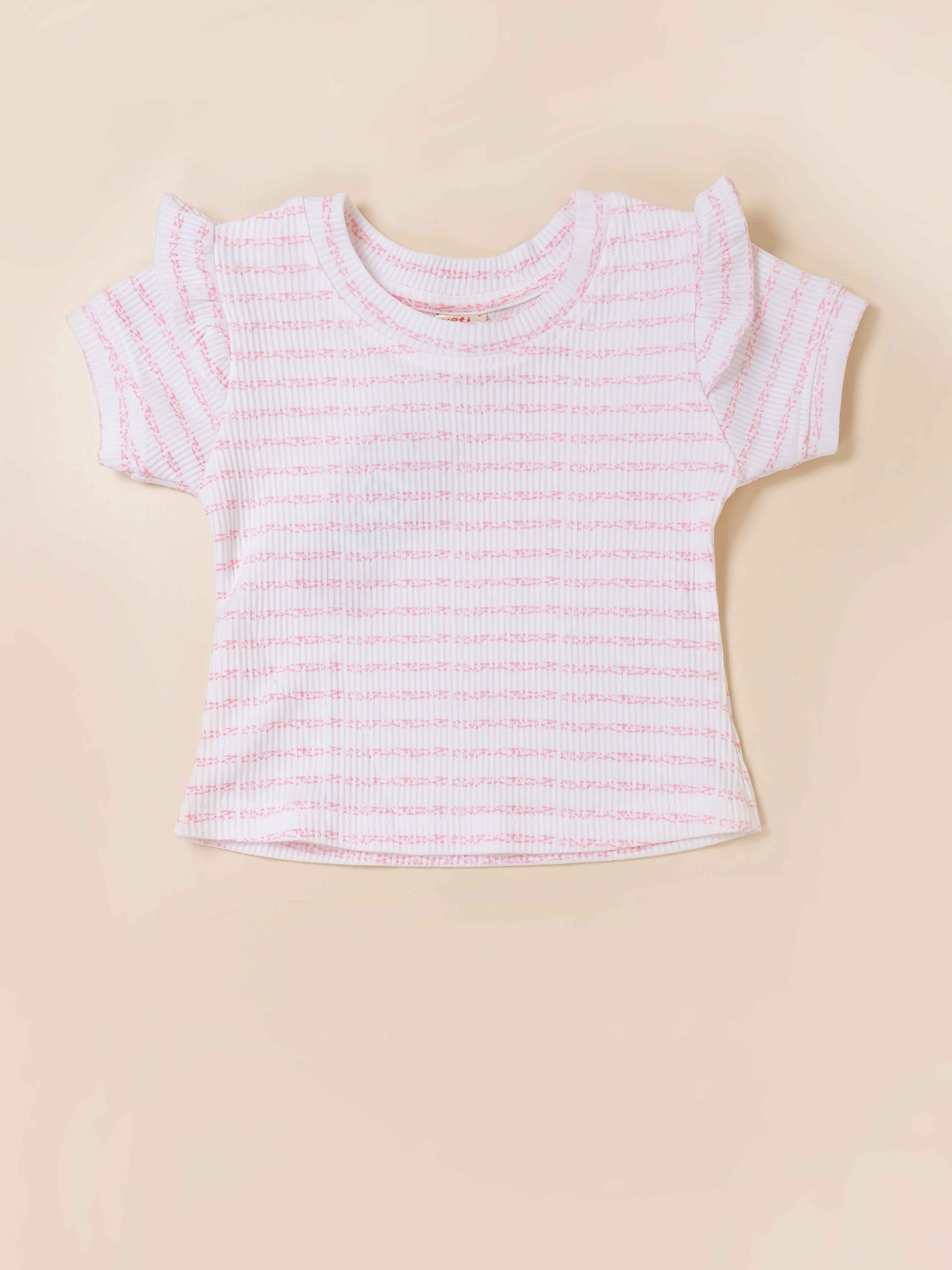 Girls Teddy Applique Dungaree Dress Set