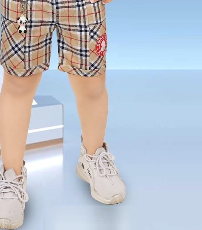 CHOO  CHOO Boys Cotton T-shirt and shorts