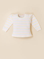 Girls Full Sleeve Top with Dungaree & Leggings Set