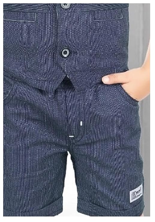 CHOO CHOO Jacket & Shorts Pant with Shirt+Tie for Boys