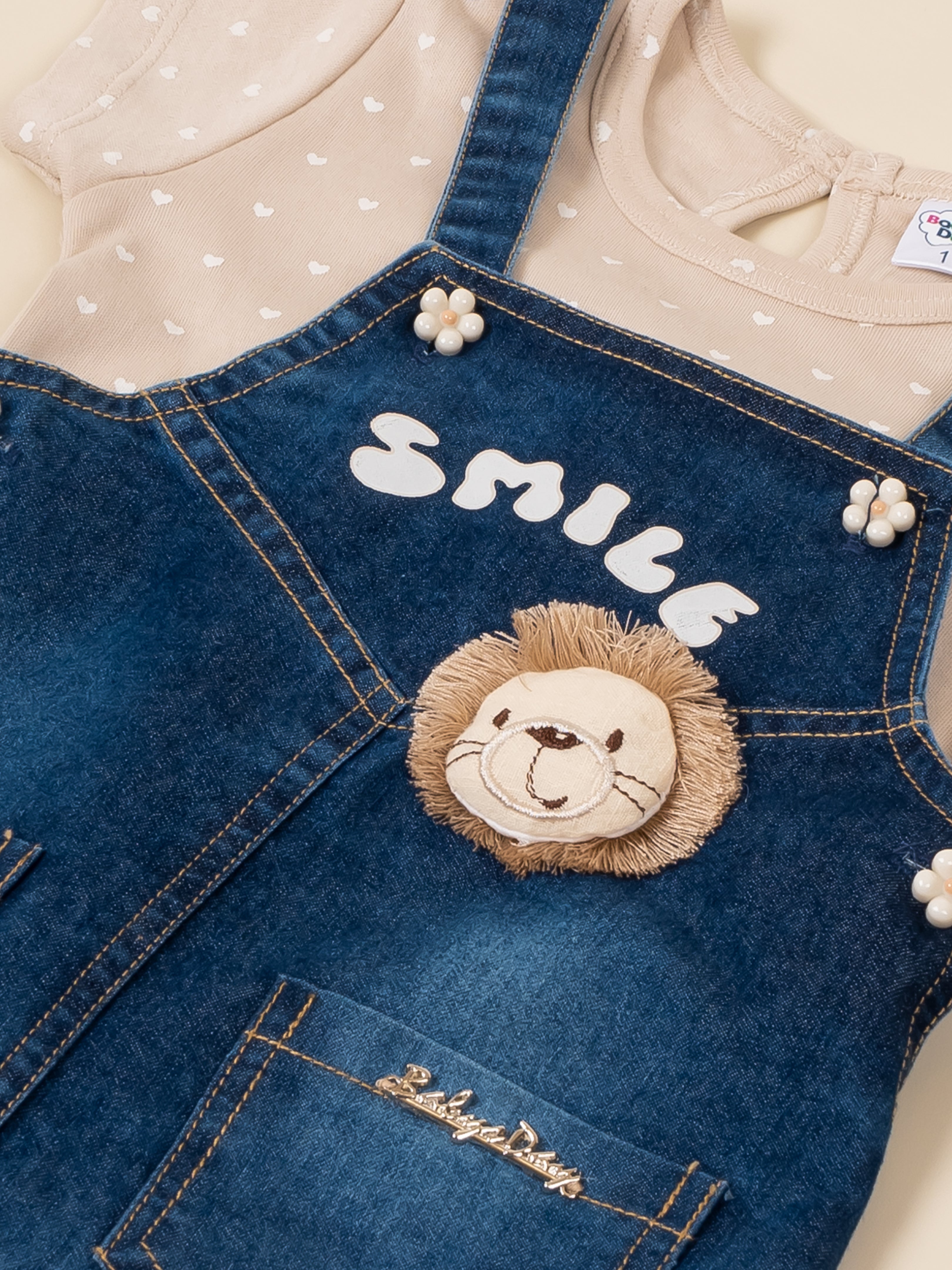 Baby Girl Denim Dungaree Dress