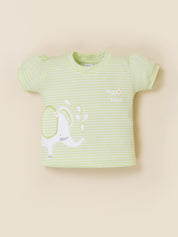Baby Girls Top with Denim Shorts