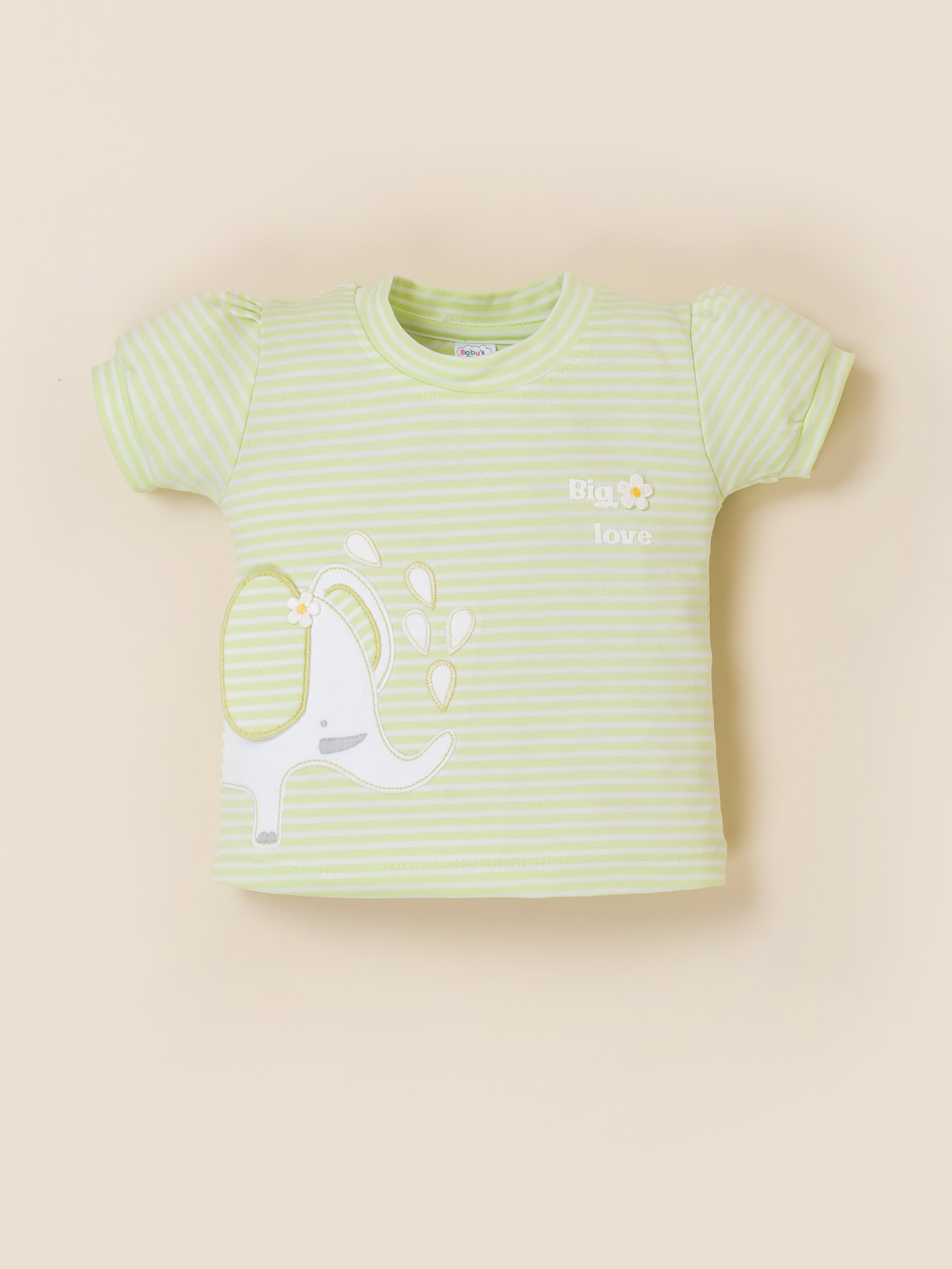 Baby Girls Top with Denim Shorts