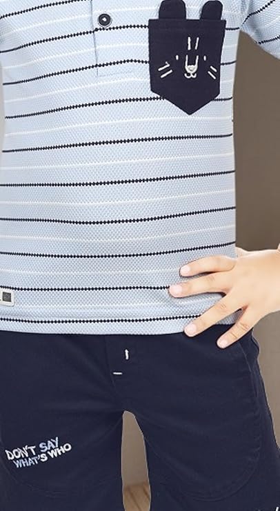CHOO CHOO Boys Printed  T-shirt and shorts