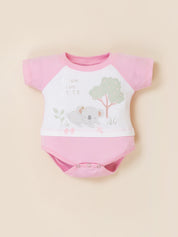 Baby Girl Clothing Set with Top, Shorts & Bodysuit