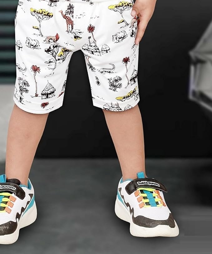 CHOO CHOO Boys Cotton T-shirt and shorts