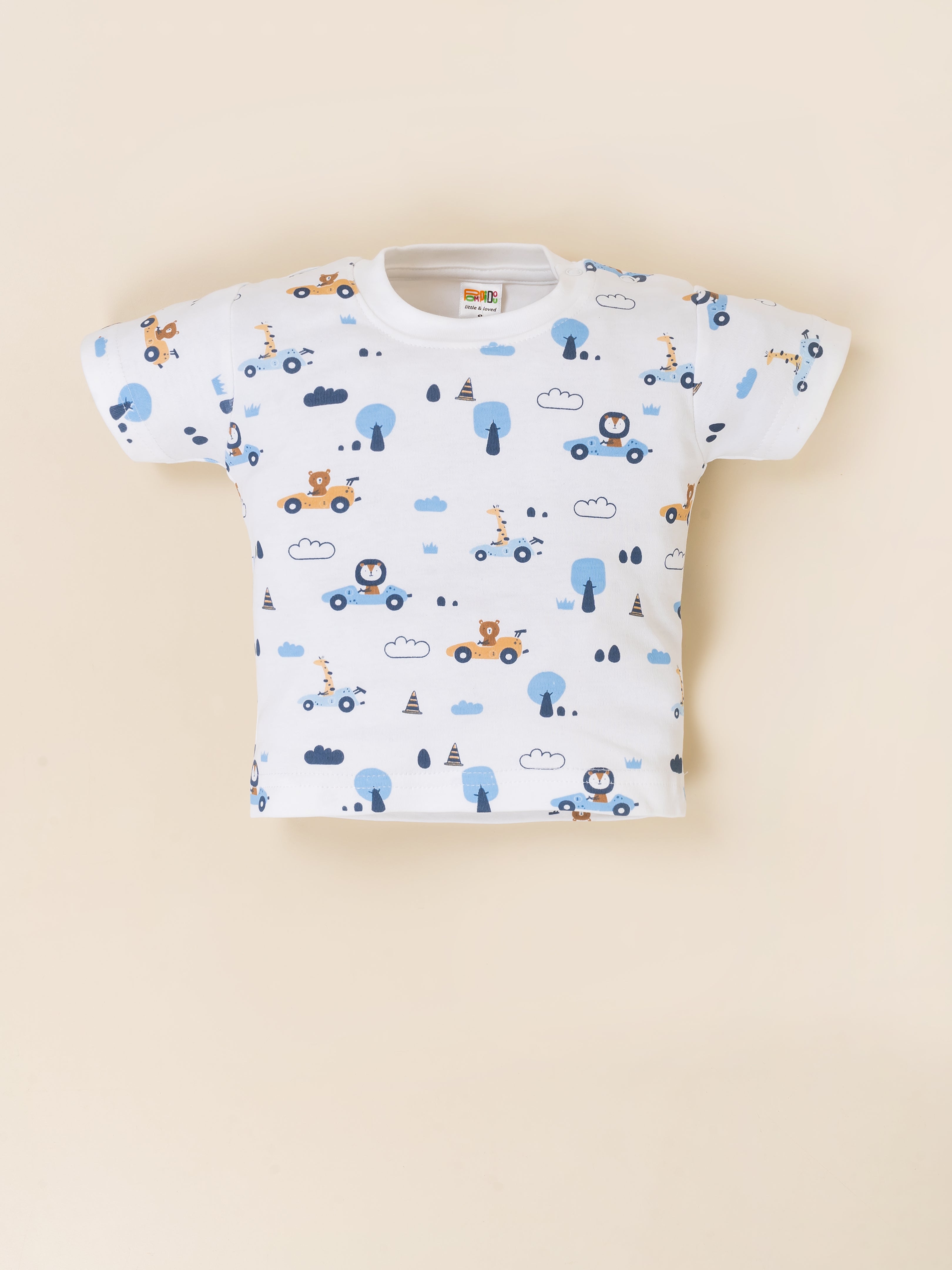 Dungaree For Baby Boys Casual Printed