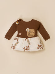 Baby Girls Floral Applique Tunic Top & Leggings Set