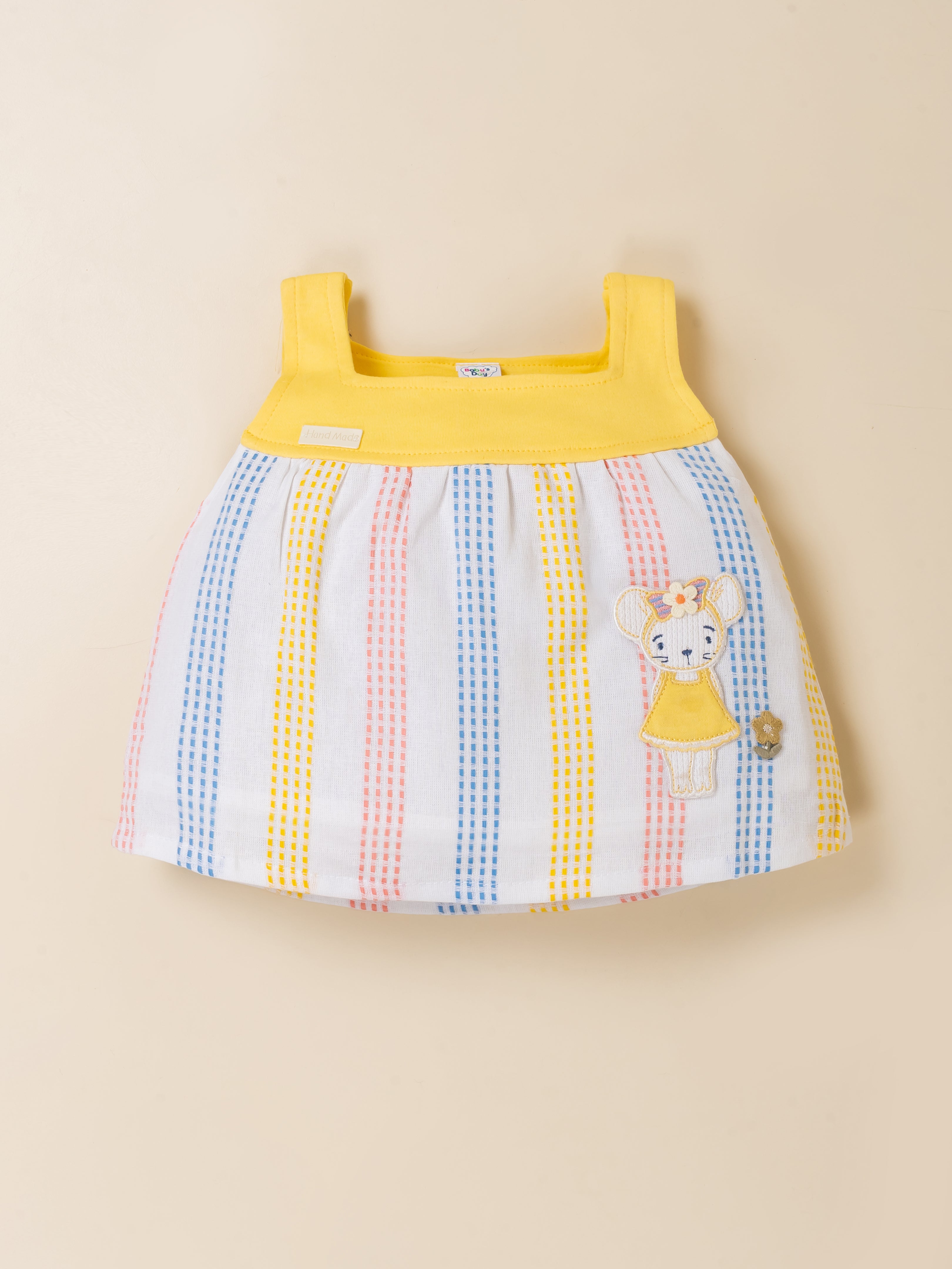 Baby Girls Striped Sleeveless Top & Shorts Set