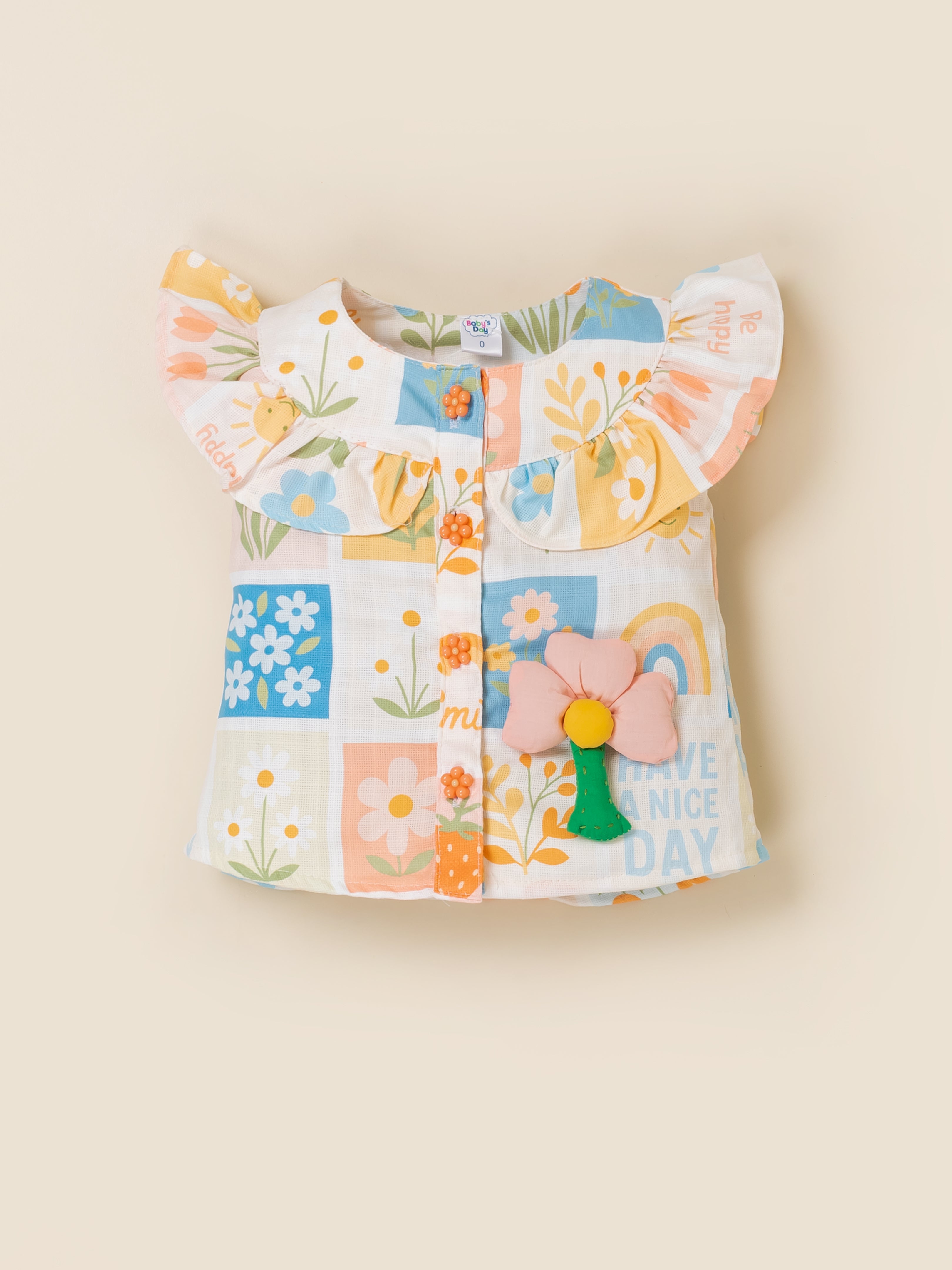 Baby Girls Top & Shorts Clothing Set