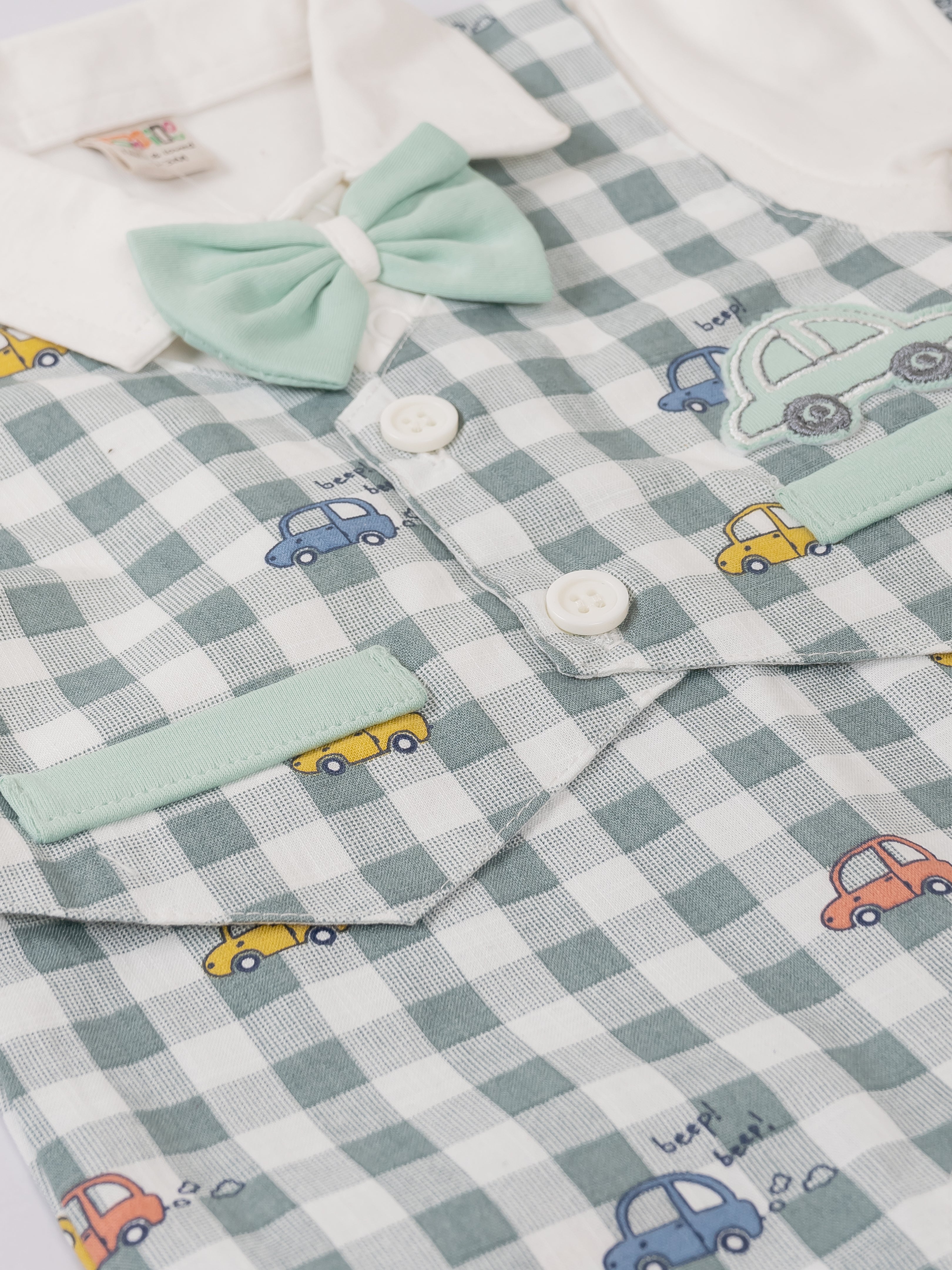 Half Sleeves Rompers For Baby Boys