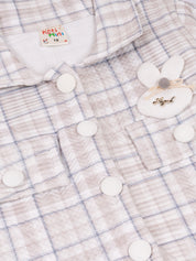 Checked Jacket & Cargo Pants Co-ord Set