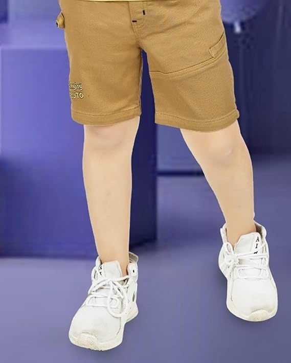 CHOO  CHOO Boys Cotton T-shirt and shorts