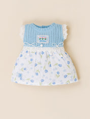 Baby Girls Sleeveless Floral Frock  with Panty Set