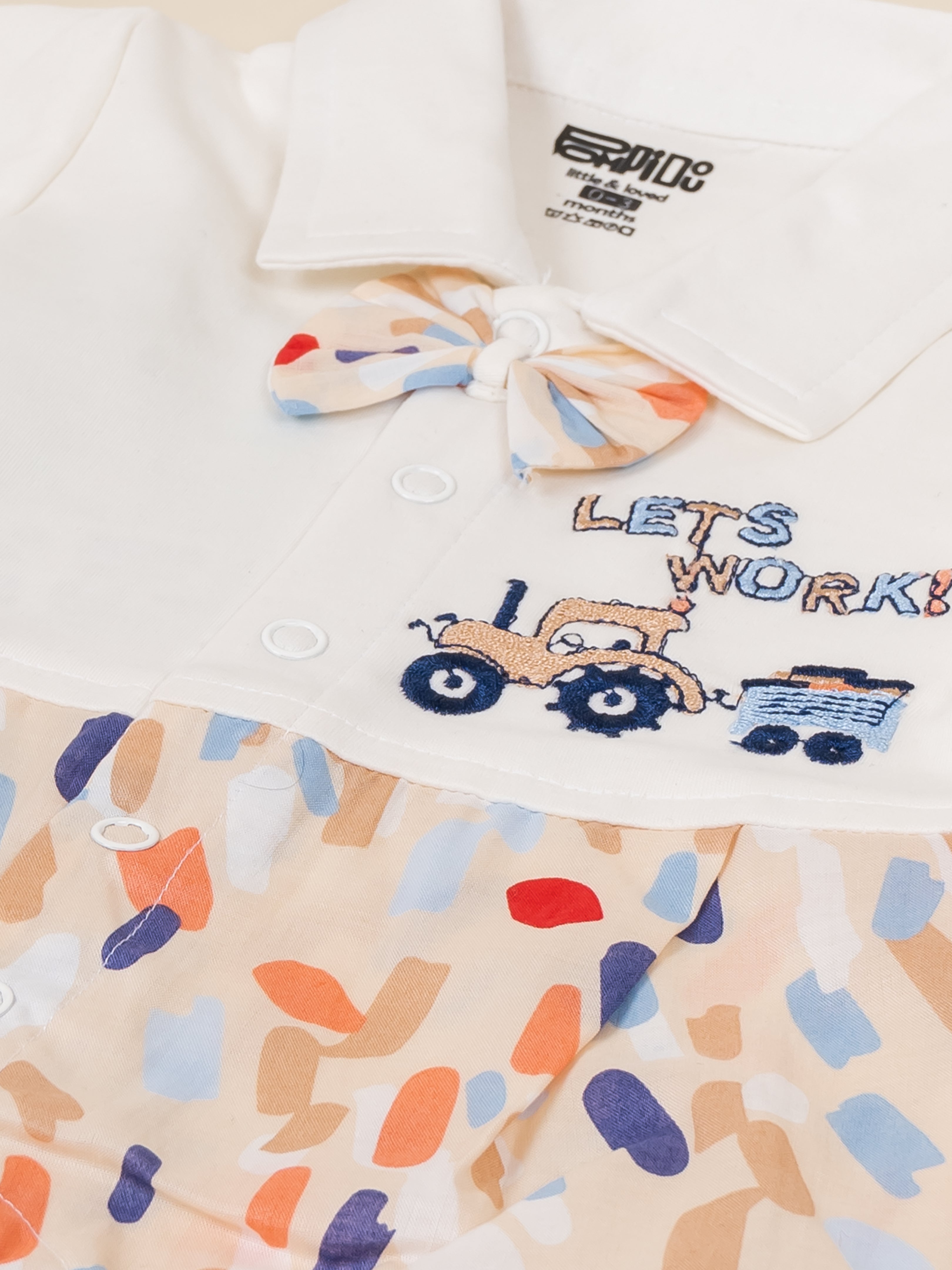 Baby  Boys'  Artistic Polo Romper