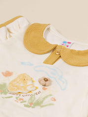 Baby Girl Flutter Sleeve Top & Shorts Summer Clothing Set