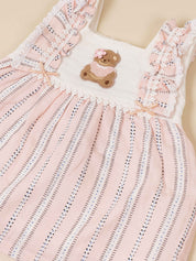 Baby Girls' Embroidered Frock & Panty Set