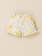 Baby Girl Cotton Top & Shorts Clothing Set