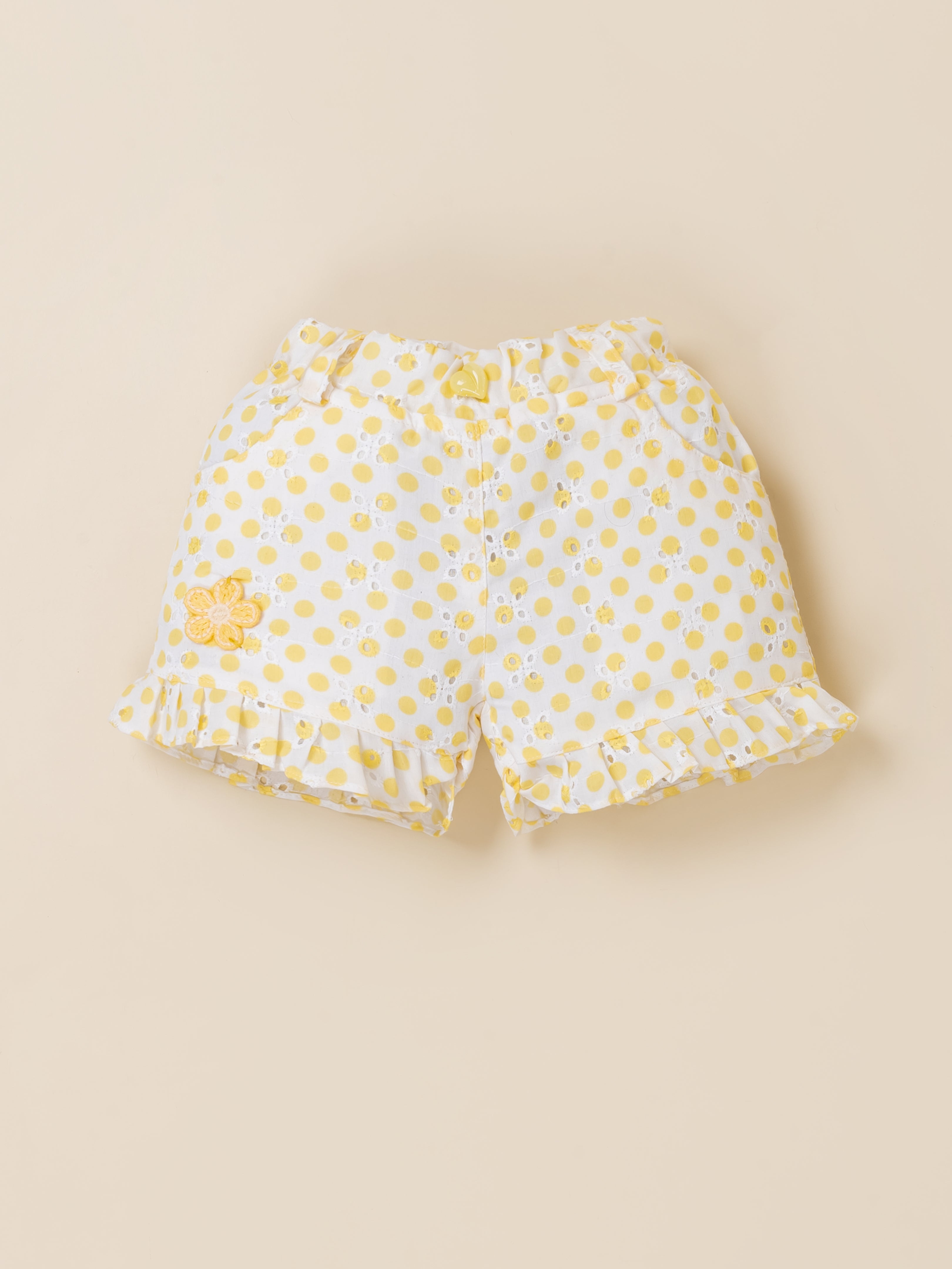 Baby Girl Cotton Top & Shorts Clothing Set