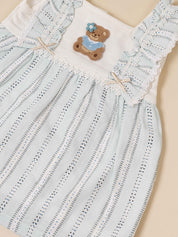 Baby Girls' Embroidered Frock & Panty Set