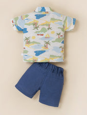 Baby Boy Nautical Explorer Short & Shirt Set