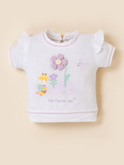 Baby Girls Cotton Top & Shorts Set
