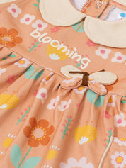 Baby Girl Floral Peter Pan Collar Dress