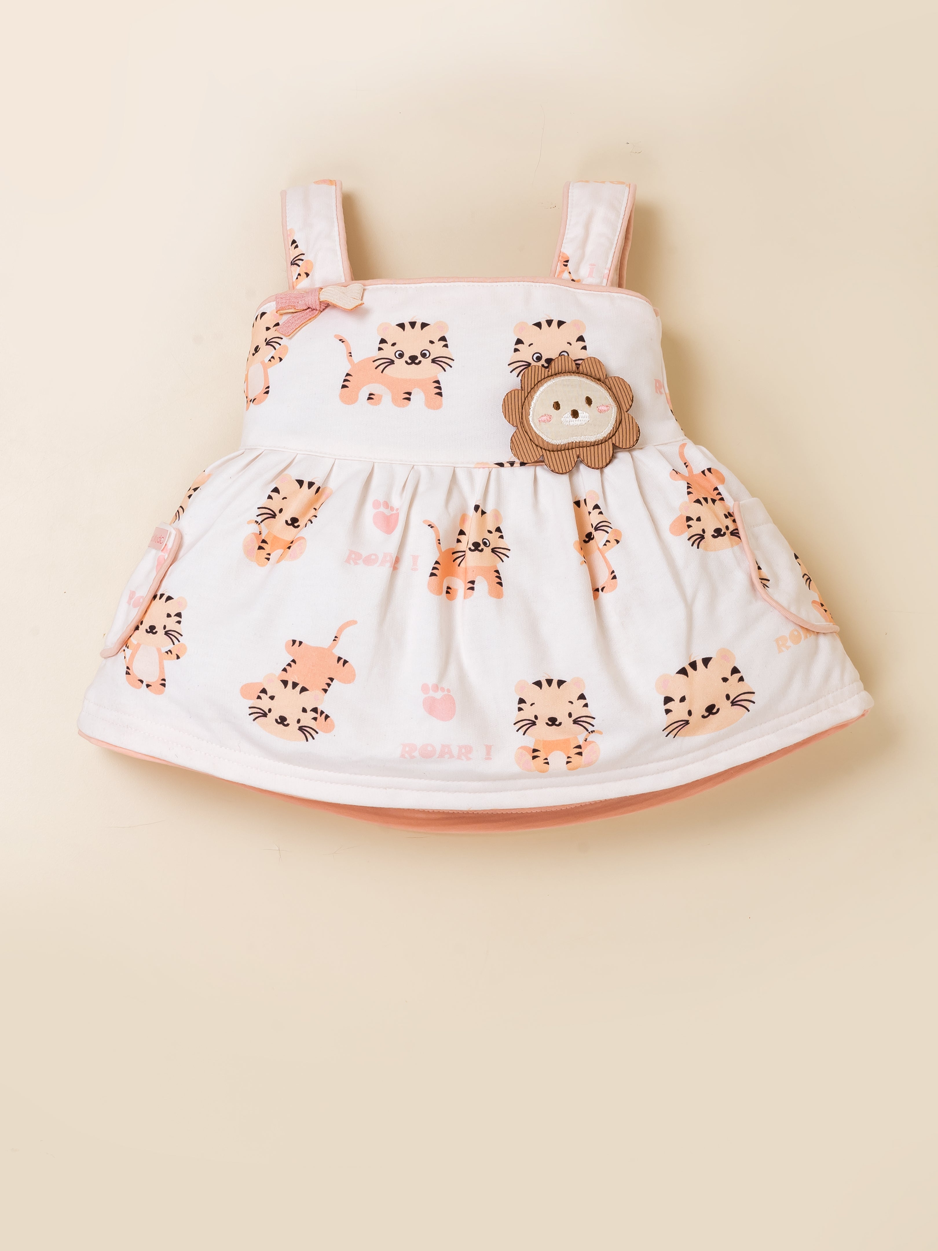 Baby Girl Sleeveless Cotton Frock Dress