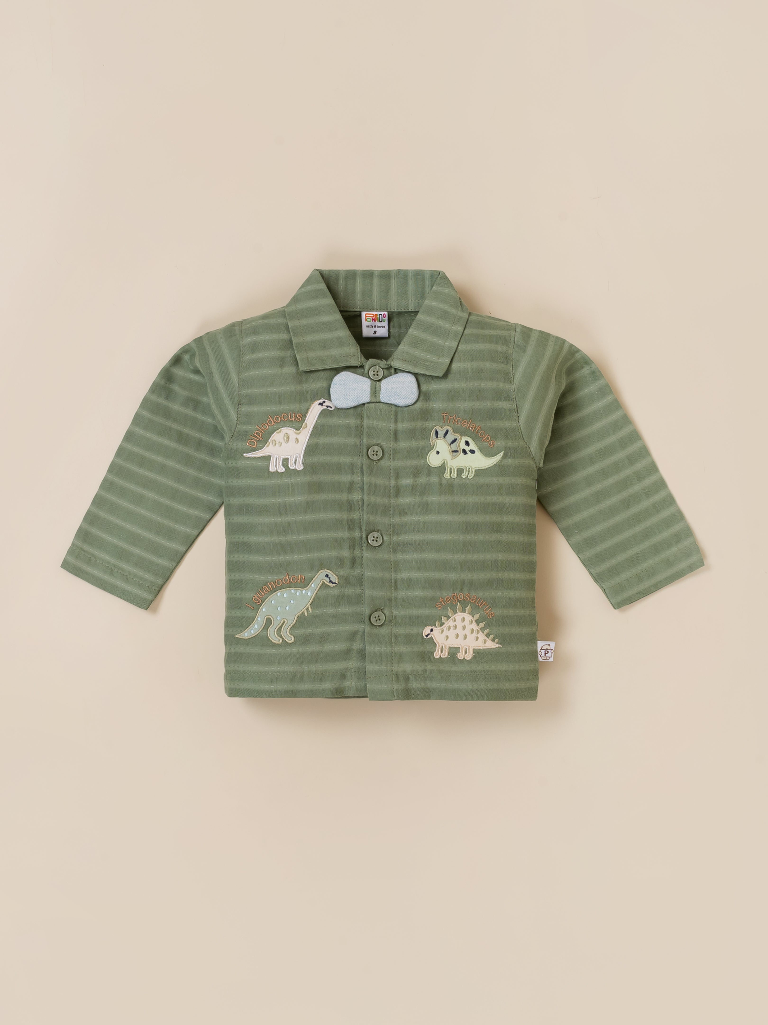 Baby Boy Dinosaur Polo & Trouser Set