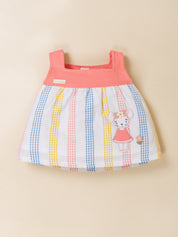 Baby Girls Striped Sleeveless Top & Shorts Set