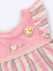 KIKO Baby Girls Printed Top with Shorts