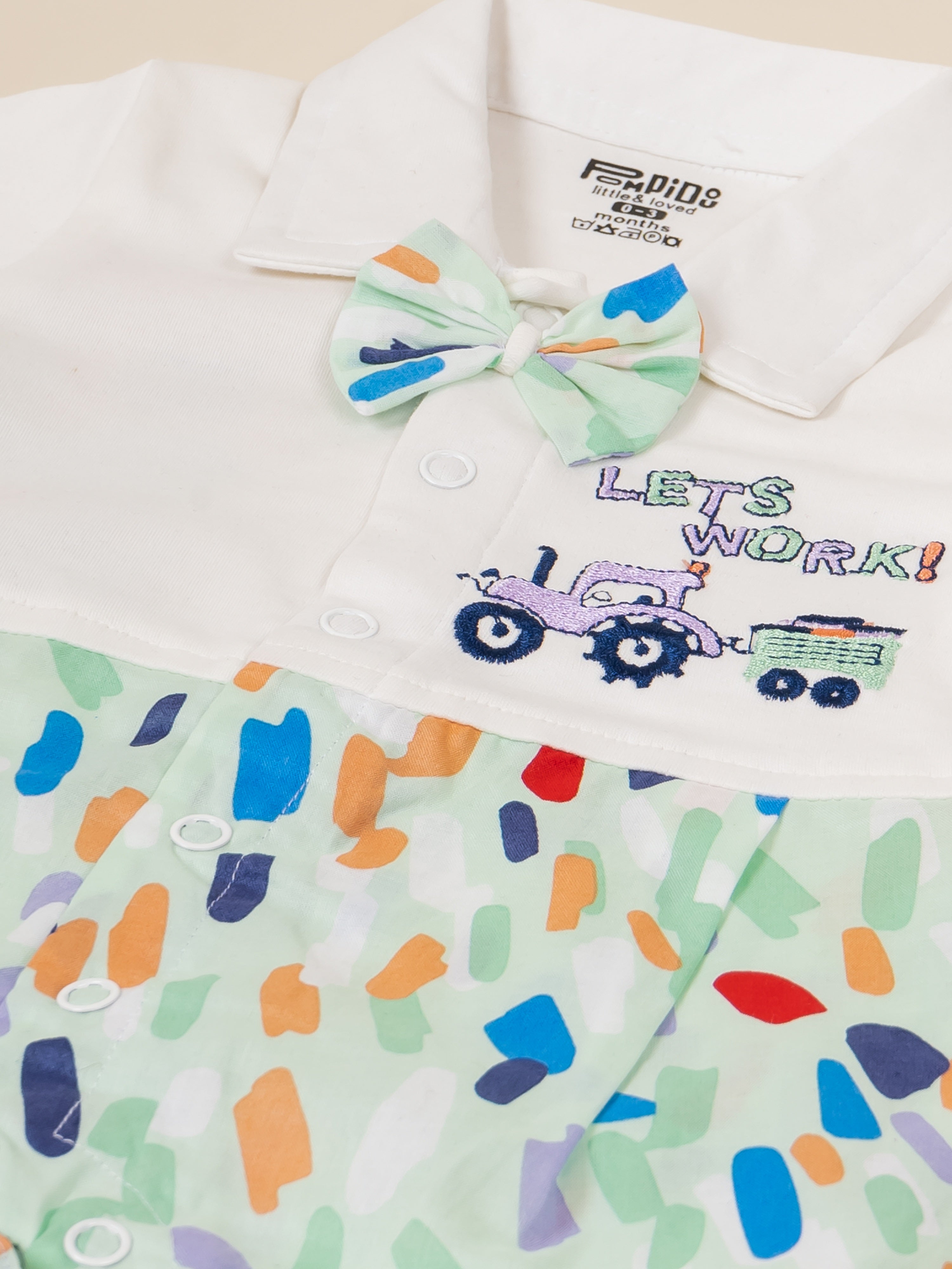Baby  Boys'  Artistic Polo Romper