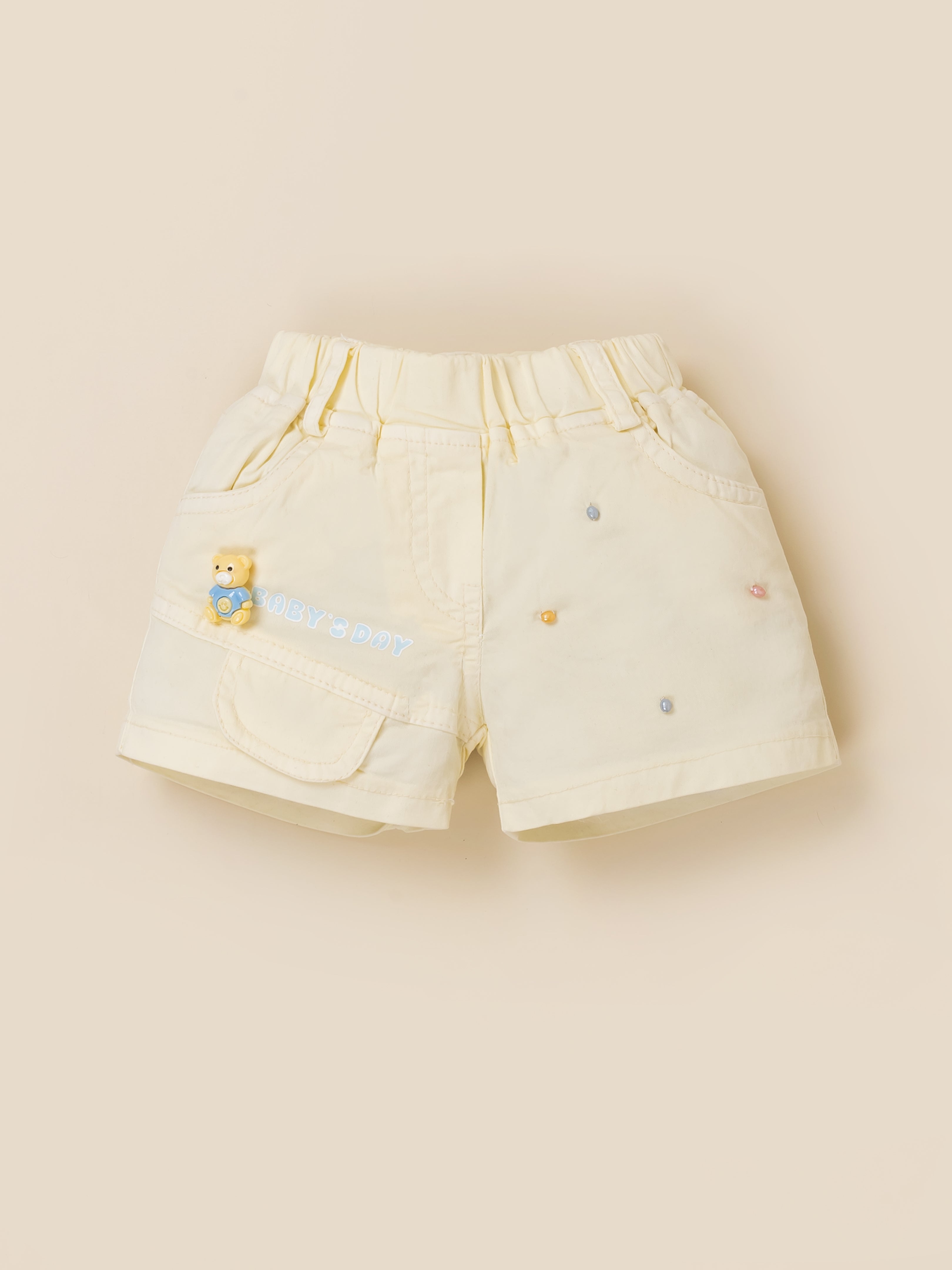 Baby Girls Printed T-Shirt & Shorts Clothing Set