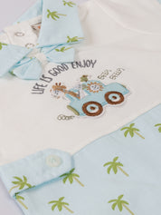 Half Sleeves Rompers For Baby Boys