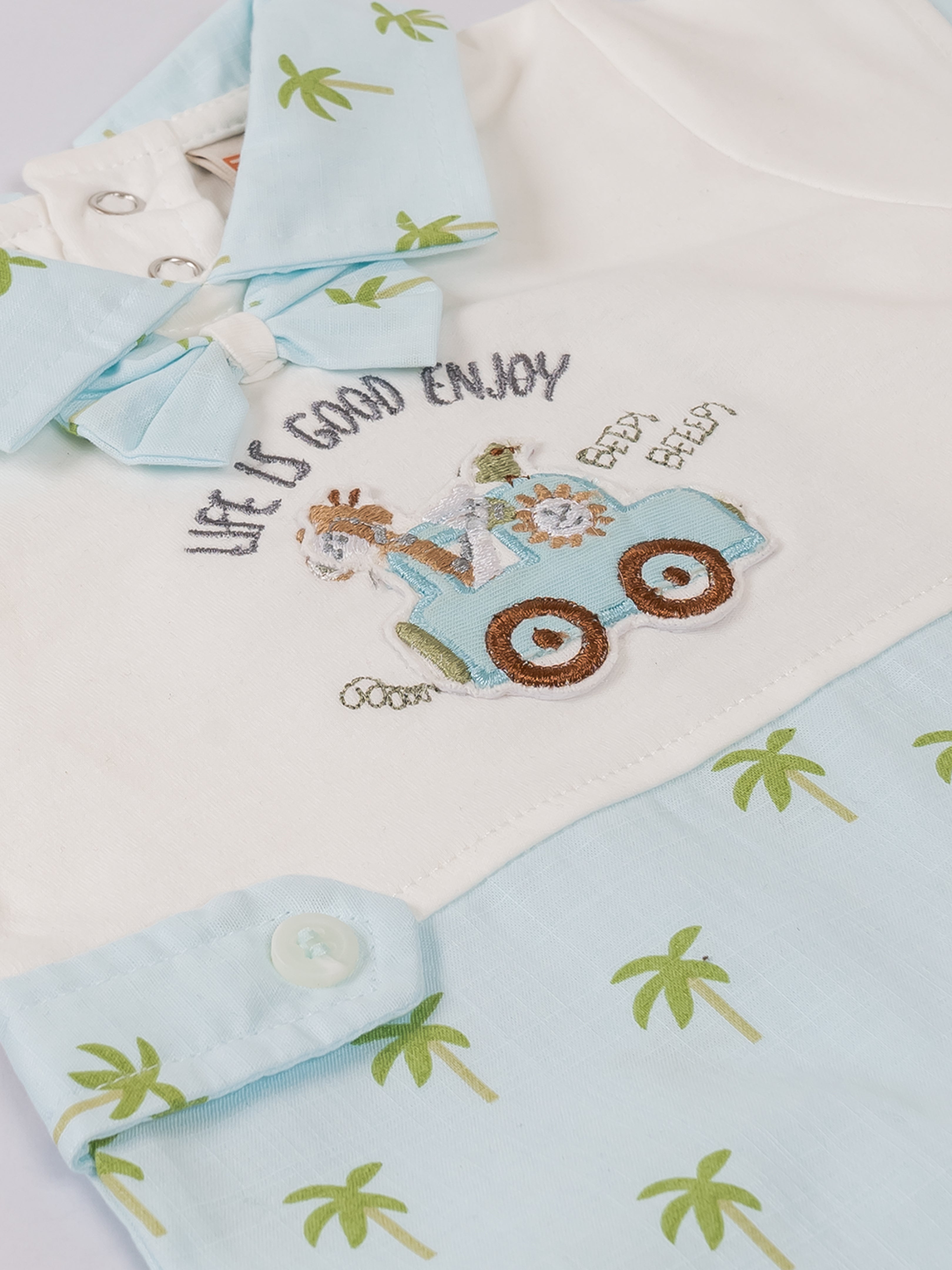 Half Sleeves Rompers For Baby Boys